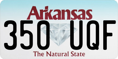 AR license plate 350UQF