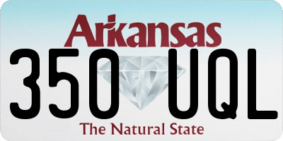 AR license plate 350UQL