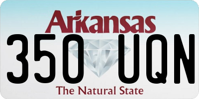 AR license plate 350UQN