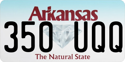 AR license plate 350UQQ