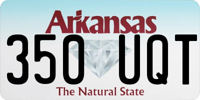 AR license plate 350UQT