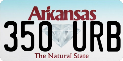 AR license plate 350URB