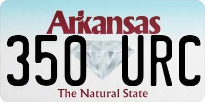 AR license plate 350URC