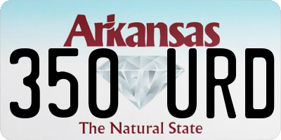 AR license plate 350URD