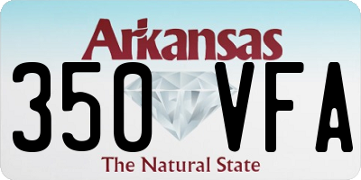AR license plate 350VFA