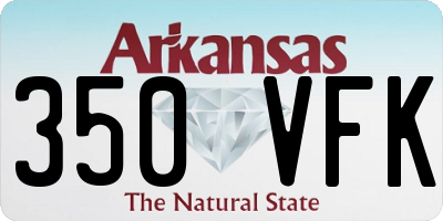 AR license plate 350VFK