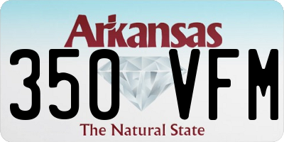 AR license plate 350VFM