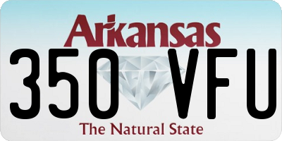 AR license plate 350VFU