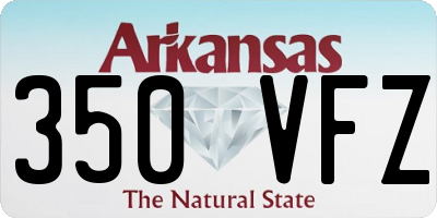 AR license plate 350VFZ