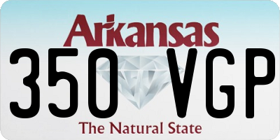 AR license plate 350VGP