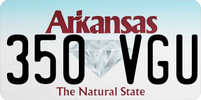 AR license plate 350VGU