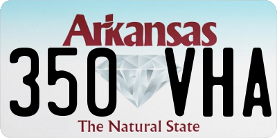AR license plate 350VHA