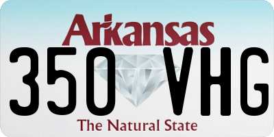 AR license plate 350VHG