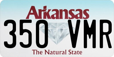 AR license plate 350VMR