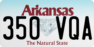 AR license plate 350VQA