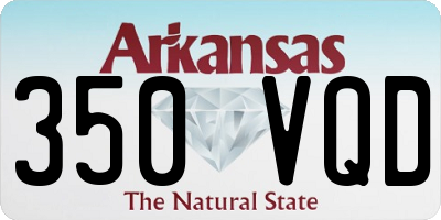 AR license plate 350VQD