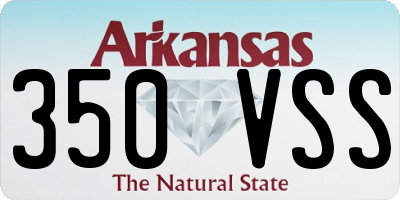 AR license plate 350VSS