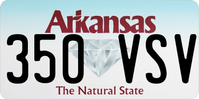 AR license plate 350VSV