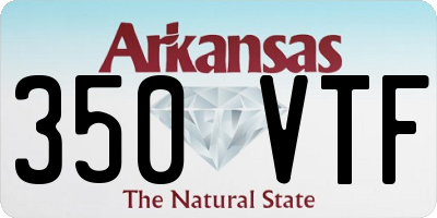 AR license plate 350VTF