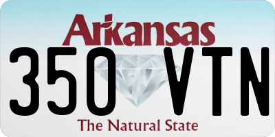 AR license plate 350VTN