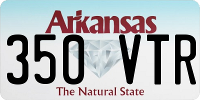 AR license plate 350VTR