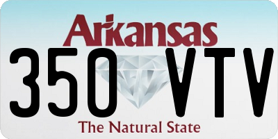 AR license plate 350VTV