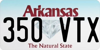 AR license plate 350VTX