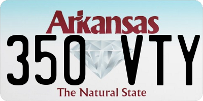 AR license plate 350VTY