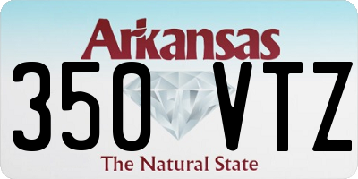 AR license plate 350VTZ