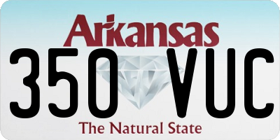 AR license plate 350VUC