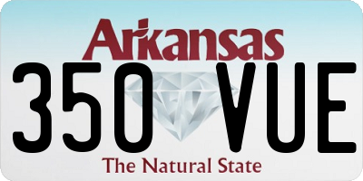 AR license plate 350VUE