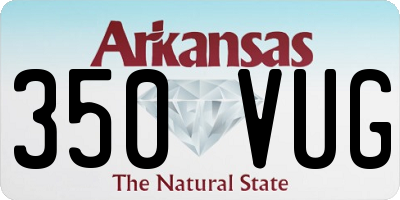 AR license plate 350VUG