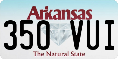 AR license plate 350VUI