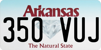 AR license plate 350VUJ