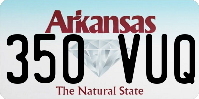AR license plate 350VUQ