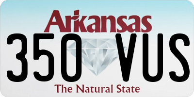 AR license plate 350VUS