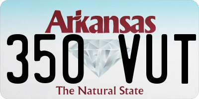 AR license plate 350VUT