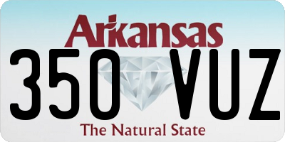 AR license plate 350VUZ