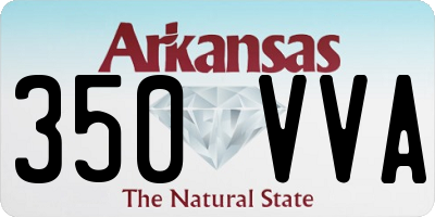 AR license plate 350VVA