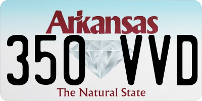 AR license plate 350VVD
