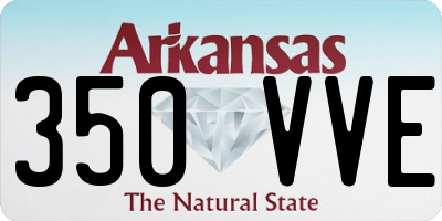 AR license plate 350VVE