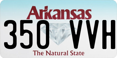 AR license plate 350VVH