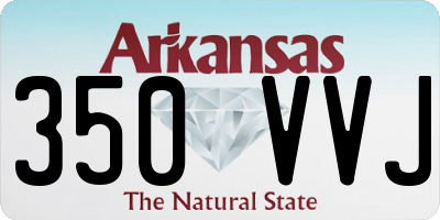 AR license plate 350VVJ