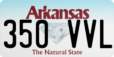 AR license plate 350VVL