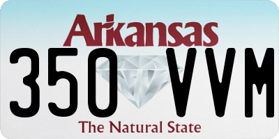 AR license plate 350VVM
