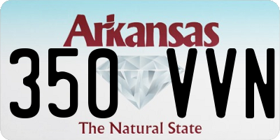 AR license plate 350VVN