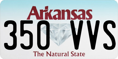 AR license plate 350VVS