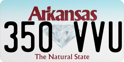 AR license plate 350VVU