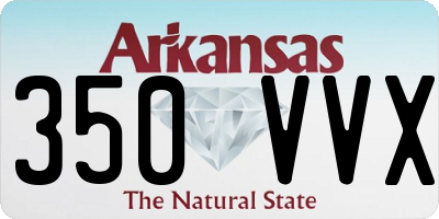 AR license plate 350VVX