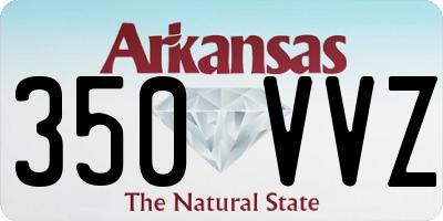 AR license plate 350VVZ